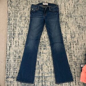 Abercrombie Kids Jeans Cute Stretch Girls 12 Blue Medium Wash Denim
